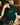 Camiseta boxy Unisex LOCO MONKY Trip B Dark Green by LOCO MONKY