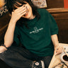 Camiseta boxy Unisex LOCO MONKY Trip B Dark Green by LOCO MONKY