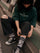 Camiseta boxy Unisex LOCO MONKY Trip B Dark Green by LOCO MONKY