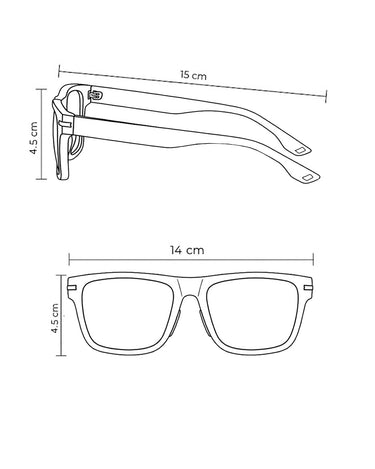Gafas de sol unisex de Loco Monky Black/Grey by LOCO MONKY