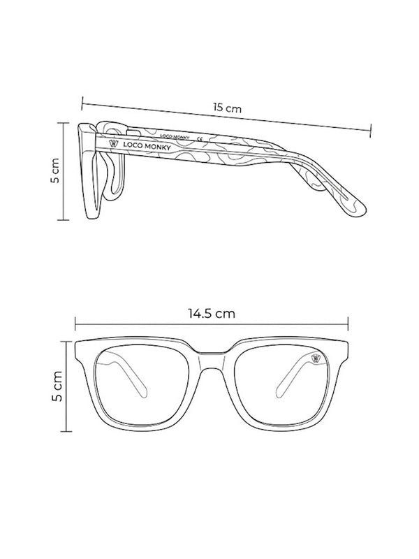 Gafas de sol unisex de Loco Monky Mustard by LOCO MONKY
