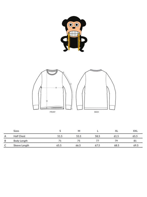Camiseta manga larga No Rules de Loco Monky white by LOCO MONKY