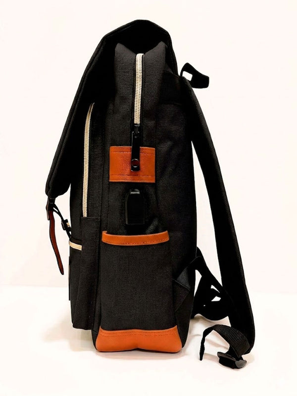 Mochila Mico Loco Monky urbana unisex Black by LOCO MONKY