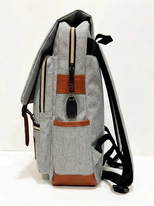 Mochila Mico Loco Monky urbana unisex Grey by LOCO MONKY