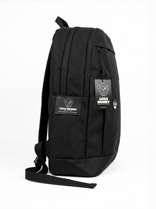 Mochila unisex Milo de Loco Monky color Black by LOCO MONKY