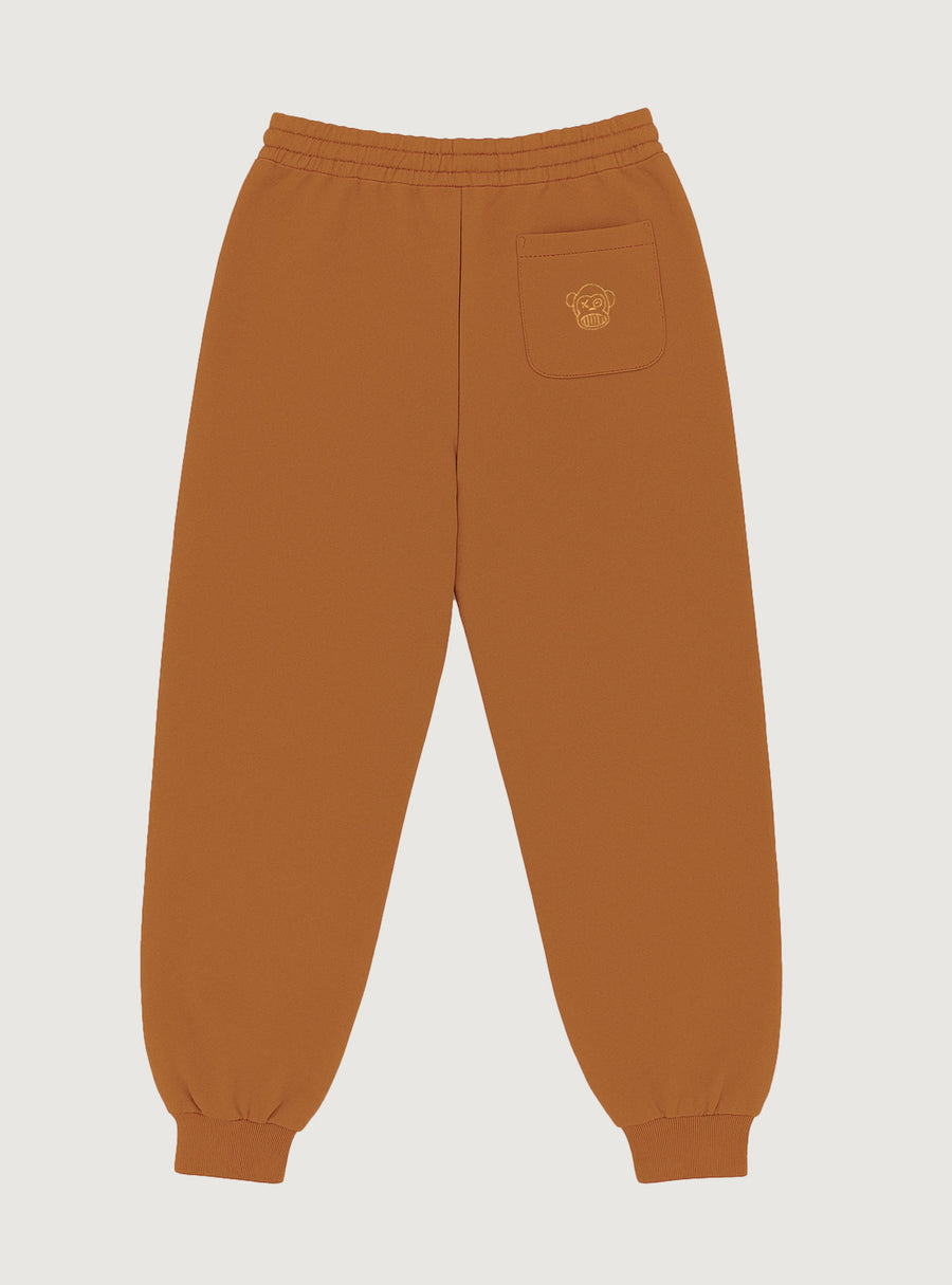 Pantalón Oversize Unisex Lazy de Loco Monky color Brown pantalones hombre sport LOCO MONKY