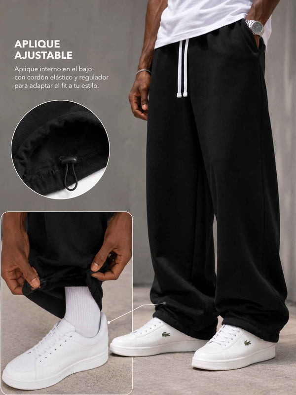 Pantalón Oversize Unisex Puro Loco de Loco Monky Black by LOCO MONKY