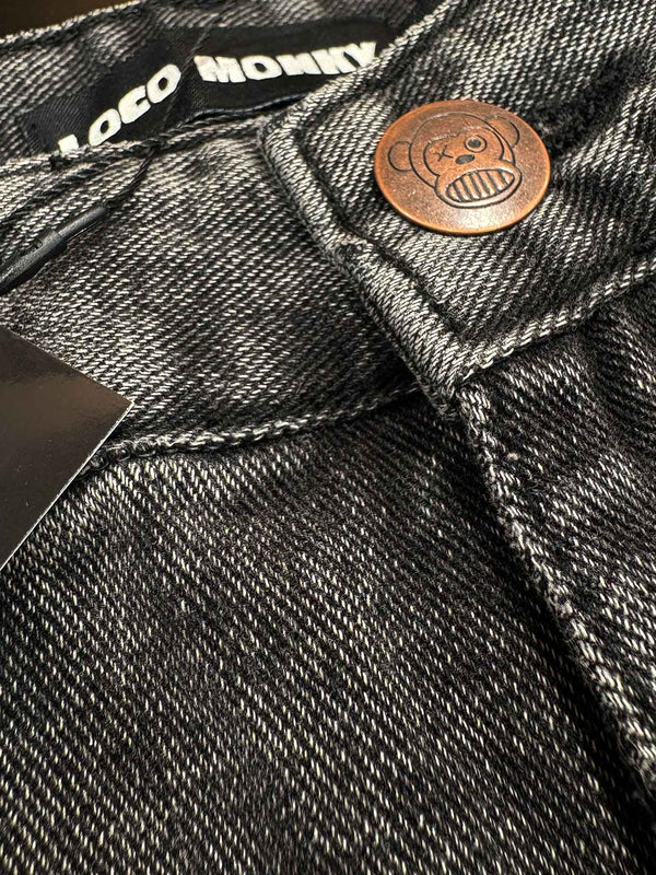 Pantalón vaquero Moose de Loco Monky Washed Black by LOCO MONKY