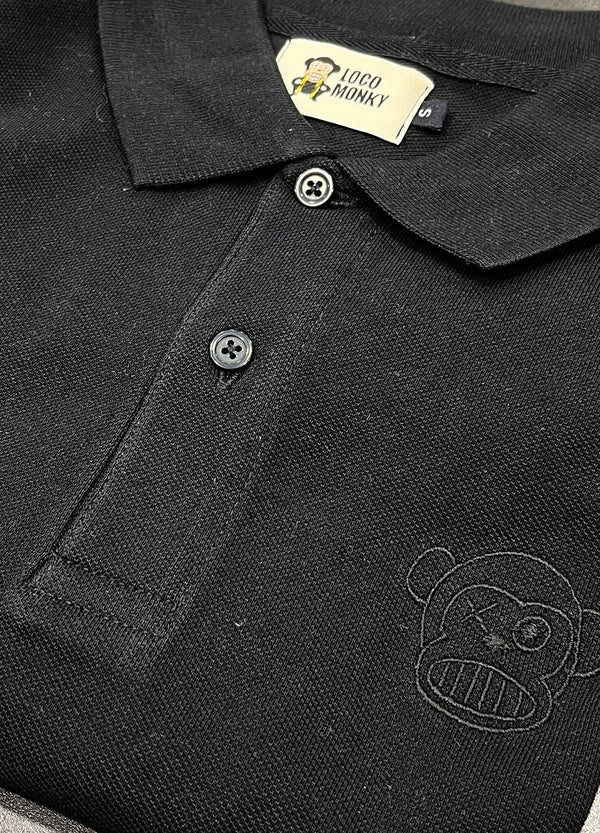 Polo Hombre Hawk de Loco Monky Black by LOCO MONKY