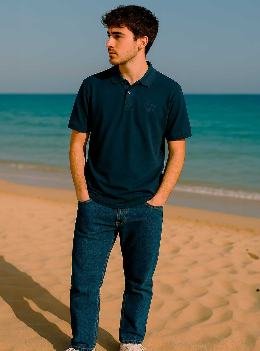 Polo Hombre Hawk de Loco Monky Navy polo hombre LOCO MONKY
