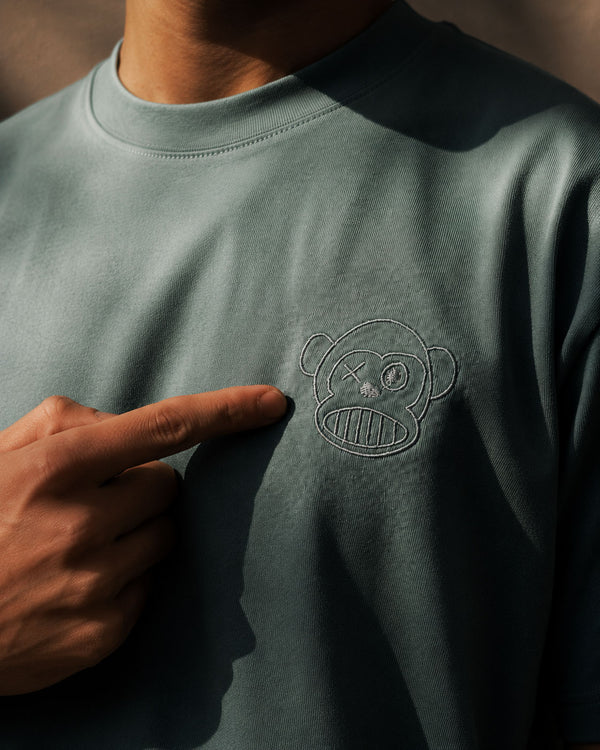 Camiseta Puro Loco Bordado de Loco Monky Green by LOCO MONKY