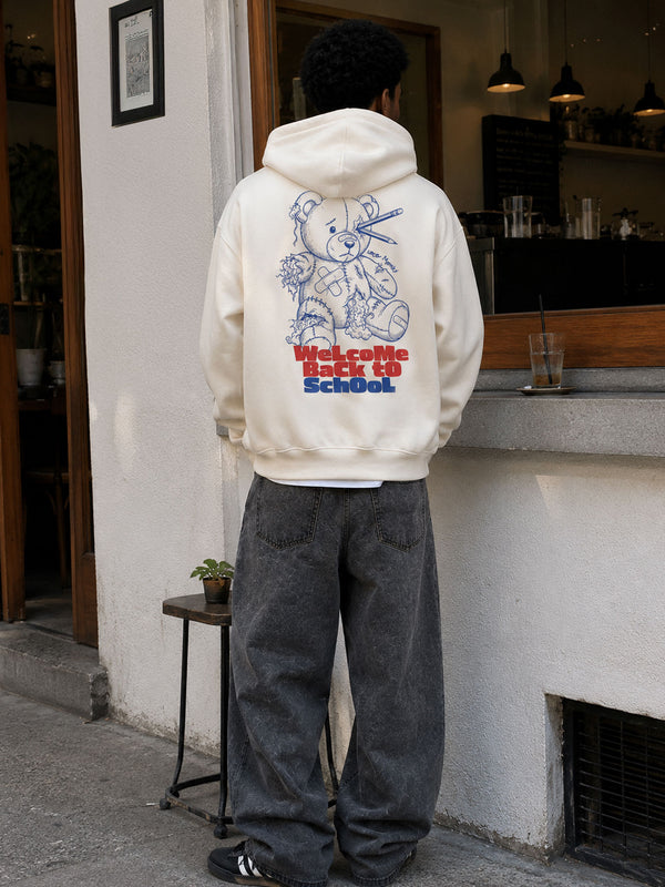 Sudadera Unisex Help White