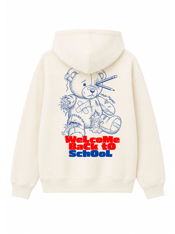 Sudadera Unisex Help White