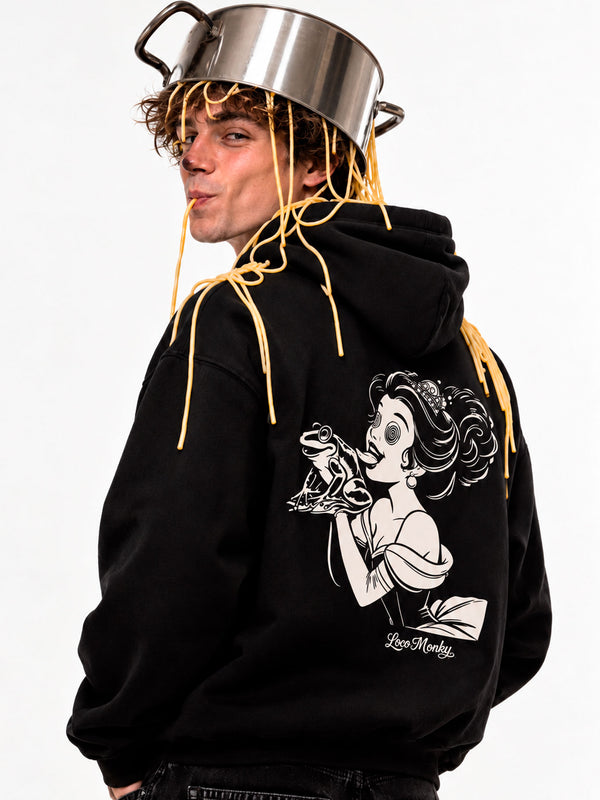 Sudadera Unisex Bendita Locura VI Black