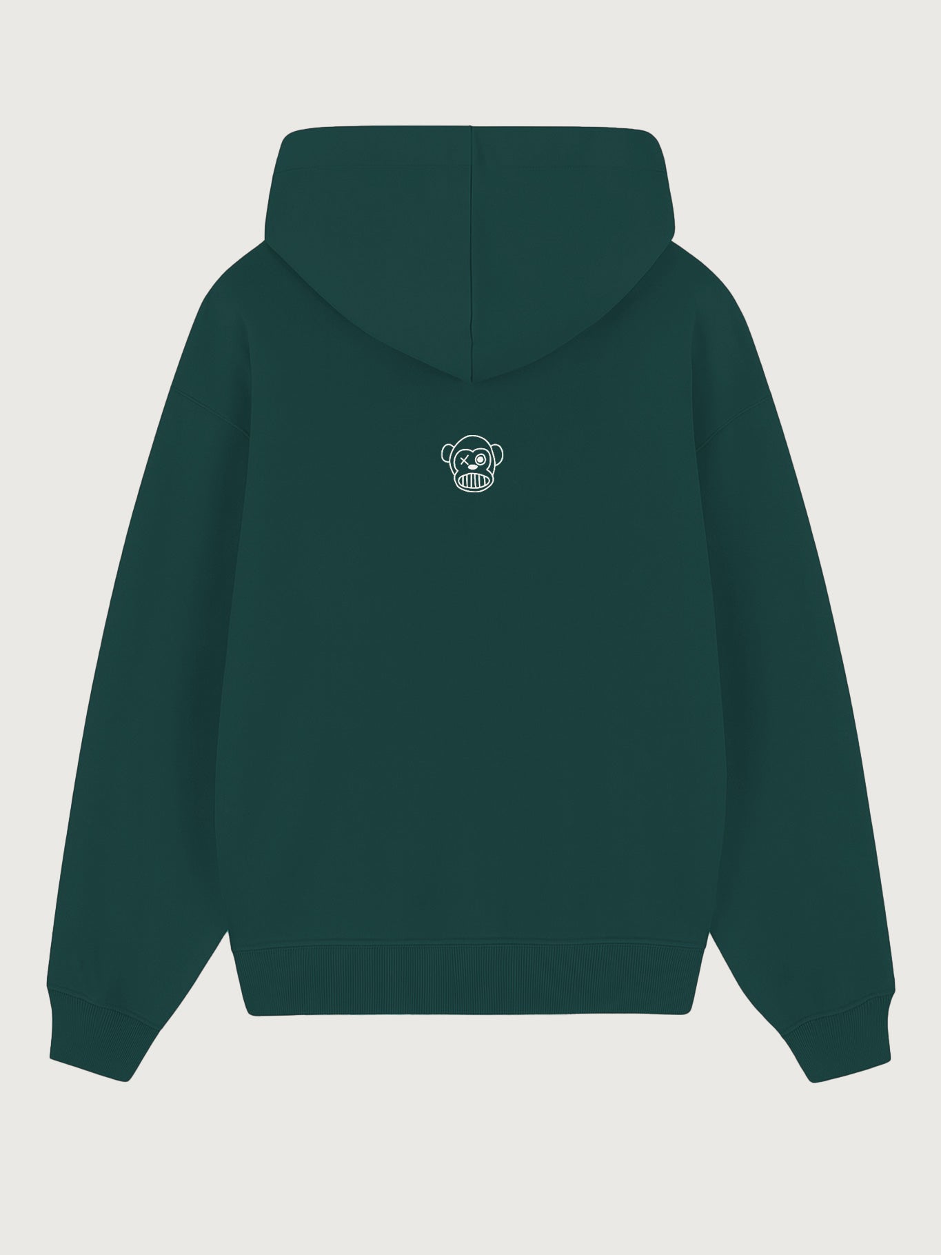 Sudadera Unisex Bendita Locura Bordado de Loco Monky Dark Green