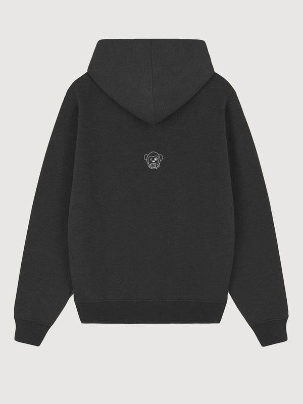 Sudadera Unisex Bendita Locura Bordado de Loco Monky Dark Grey by LOCO MONKY