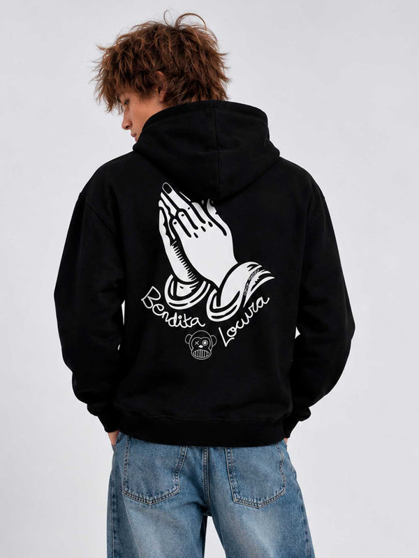 Sudadera unisex Bendita Locura II de Loco Monky