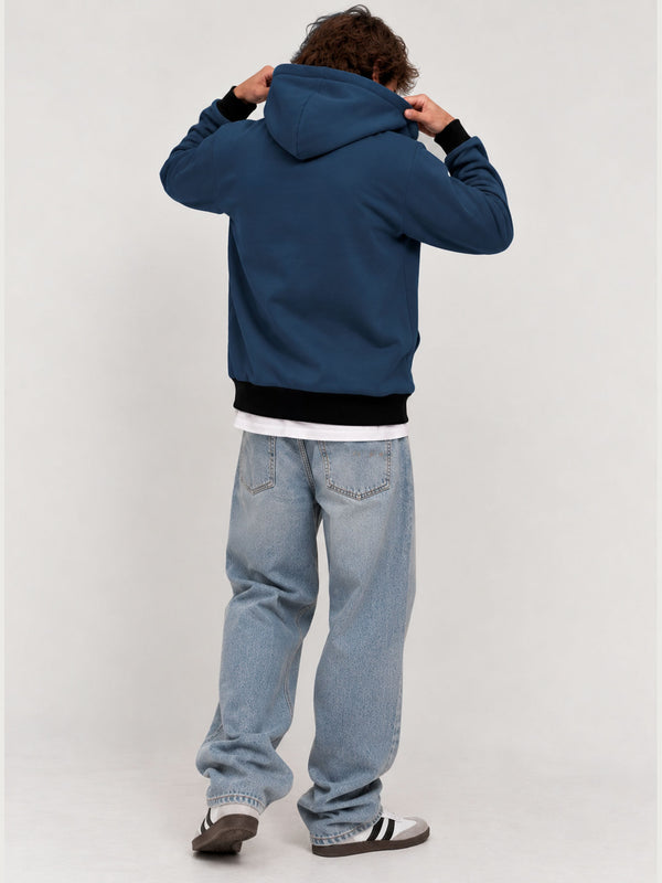 Sudadera con cremallera de Hombre Chimp Deep Blue