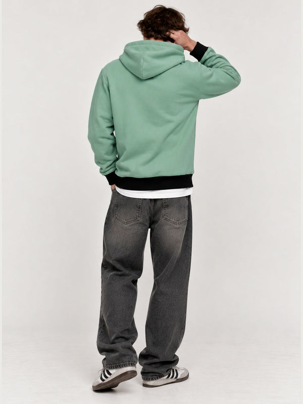 Sudadera con cremallera de Hombre Chimp Soft Green