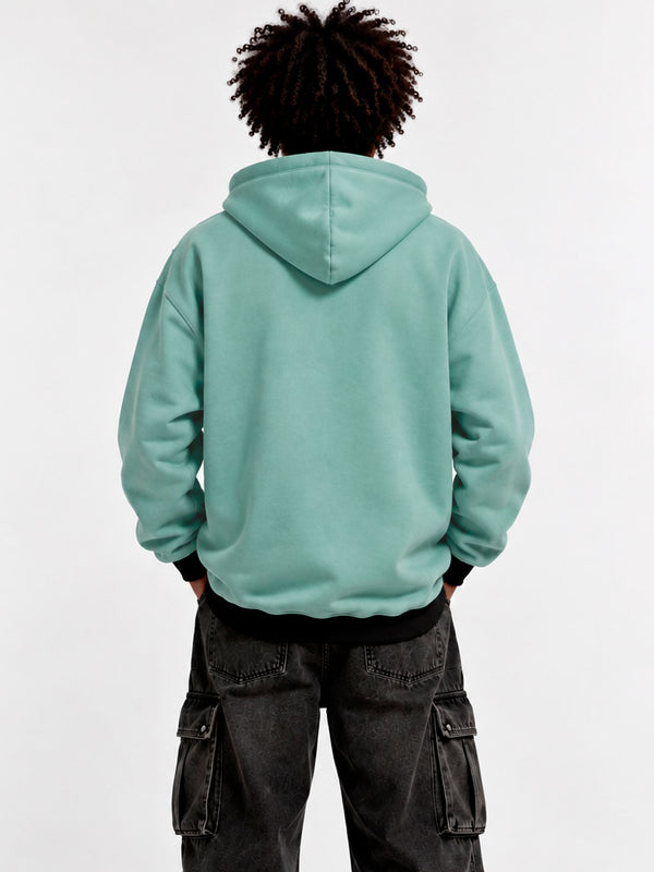 Sudadera con cremallera de Hombre Chimp Soft Green