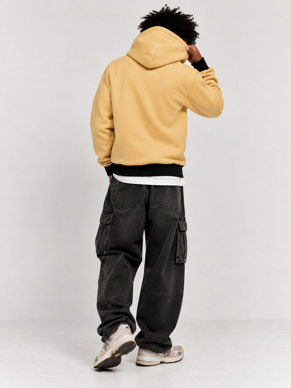 Sudadera con cremallera de Hombre Chimp Soft Yellow