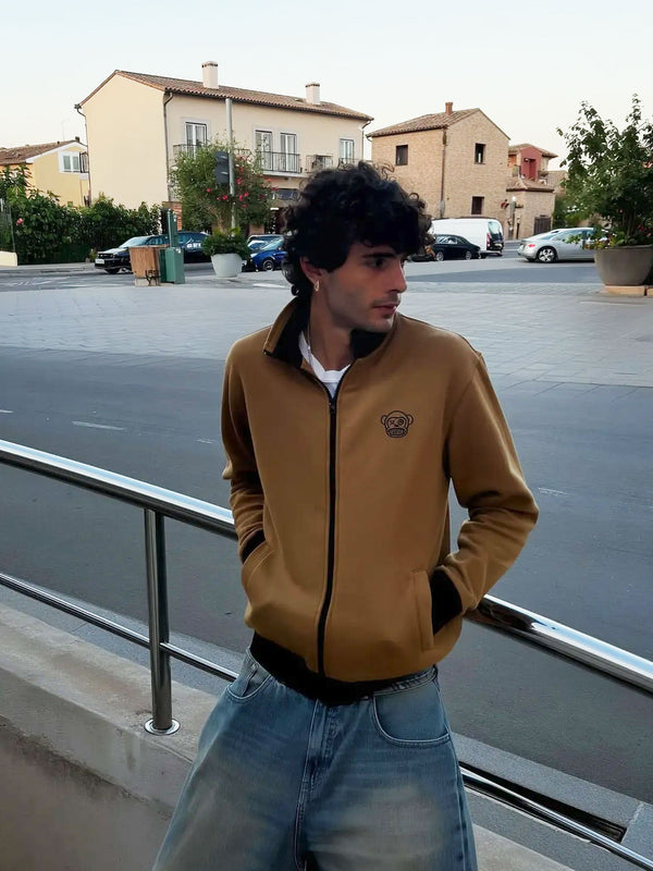 Chaqueta Chimp sin capucha de Loco Monky Caramel by LOCO MONKY