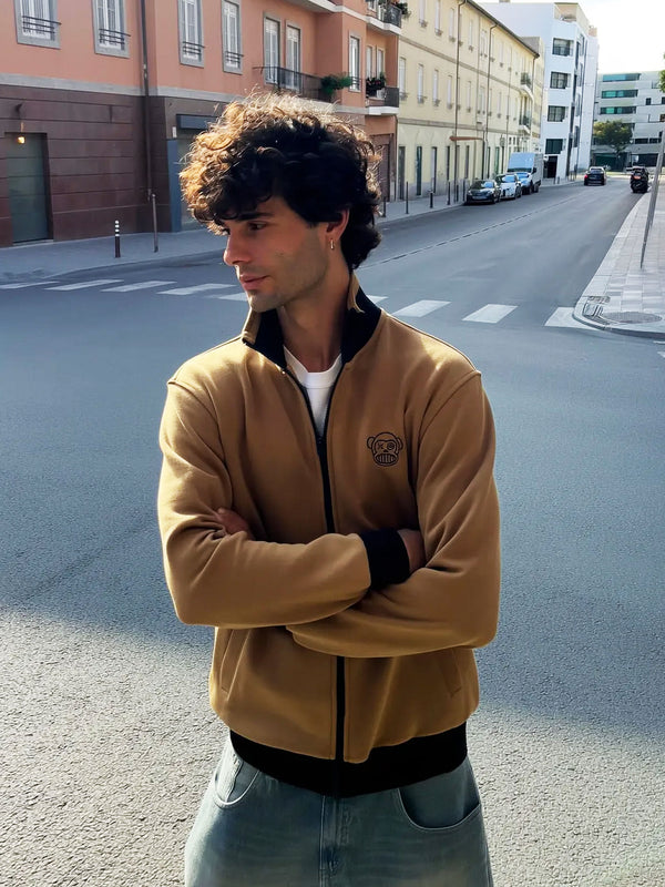 Chaqueta Chimp sin capucha de Loco Monky Caramel by LOCO MONKY