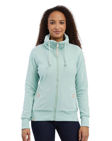 Sudadera con cremallera mujer azul claro Rylie Fleece Zip de Ragwear. - NUM wear