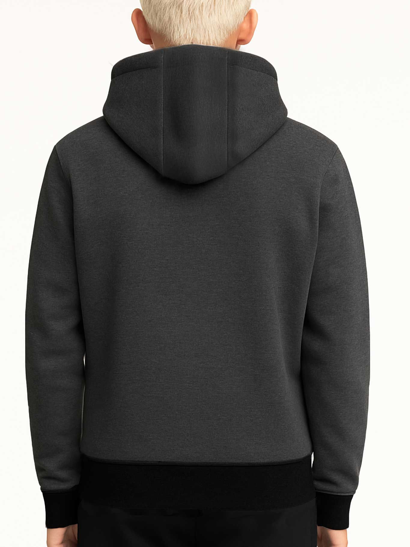 Sudadera con cremallera Chimp de Loco Monky Dark Grey