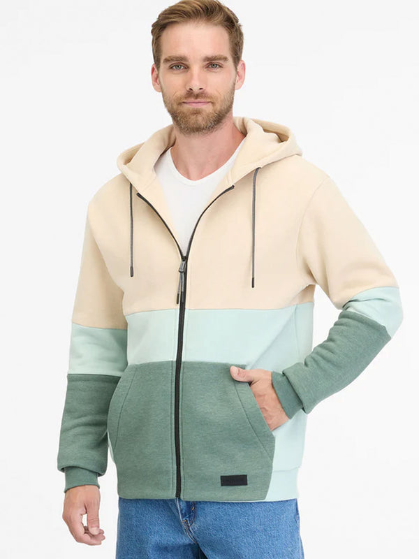 Sudadera con cremallera de hombre Blocky de Ragwear by LOCO MONKY