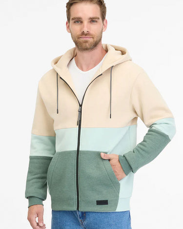 Sudadera con cremallera de hombre Blocky de Ragwear by LOCO MONKY