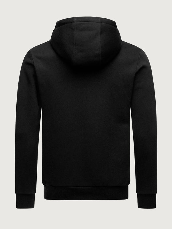Sudadera con cremallera Chimp de Loco Monky Black by LOCO MONKY