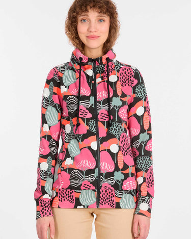 Sudadera de mujer con cremallera de Ragwear Ronette Print by ragwear