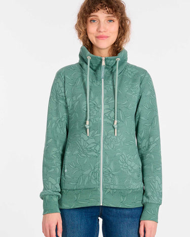 Sudadera de mujer con cremallera de Ragwear Ronette Print by ragwear
