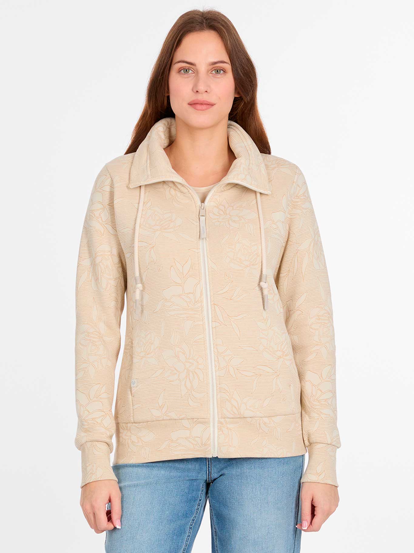 Sudadera de mujer con cremallera de Ragwear Ronette Print by ragwear