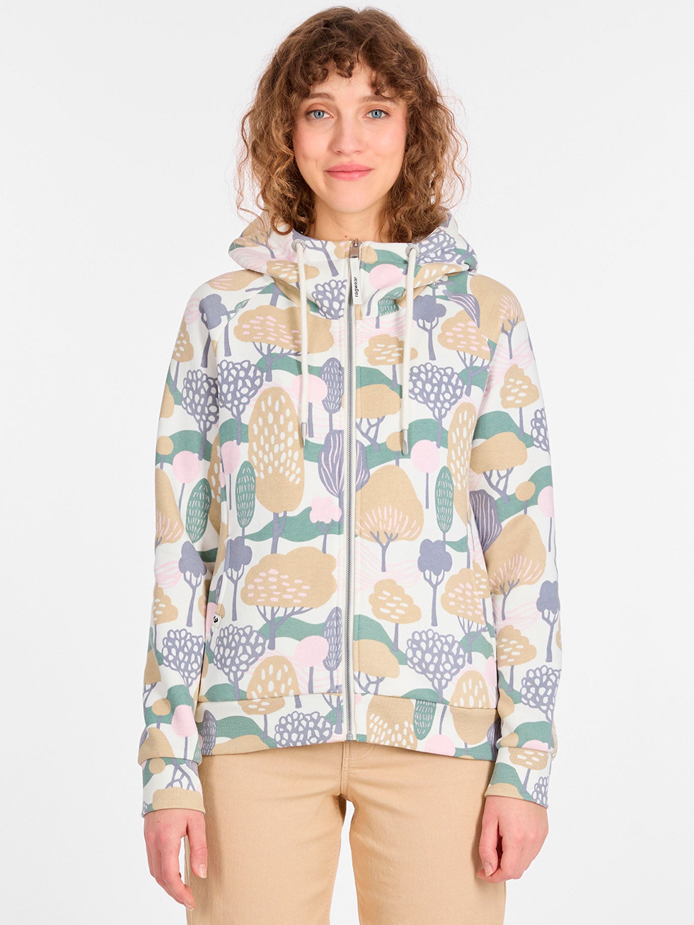 Suadera con cremallera de mujer Fllawia Print de Ragwear by ragwear