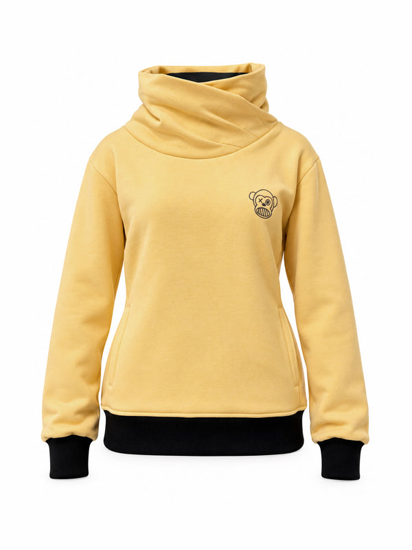 Sudadera de Mujer Gibbon de Loco Monky Soft Yellow