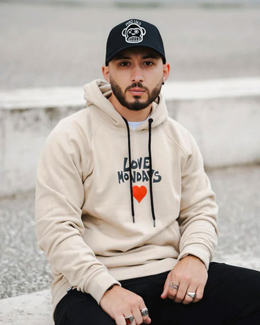 Sudadera con capucha Unisex LOCO MONKY LOVE MONDAYS by LOCO MONKY