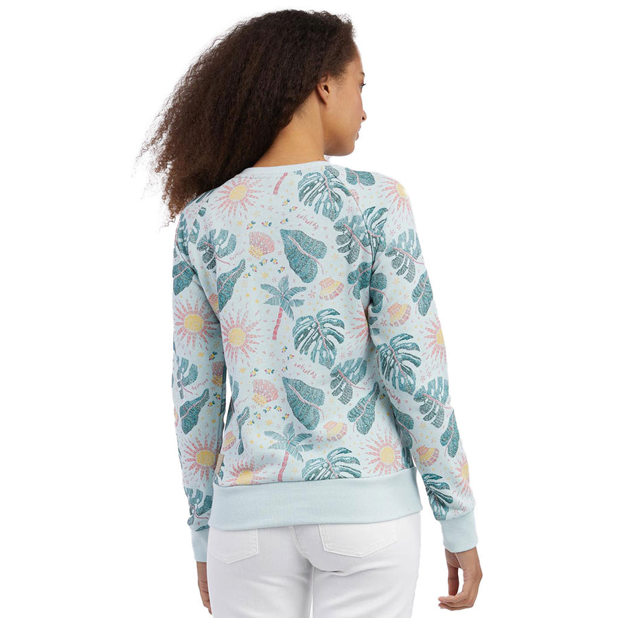 Sudadera de mujer cuello redondo Johanka Print de Ragwear. - NUM wear