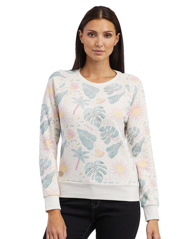 Sudadera de mujer cuello redondo Johanka Print de Ragwear. - NUM wear