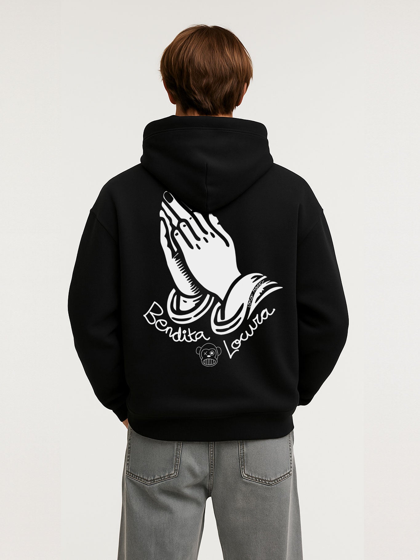 Sudadera unisex Bendita Locura II de Loco Monky