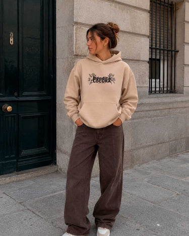 Sudadera Unisex Bendita Locura IV de Loco Monky Sand by LOCO MONKY
