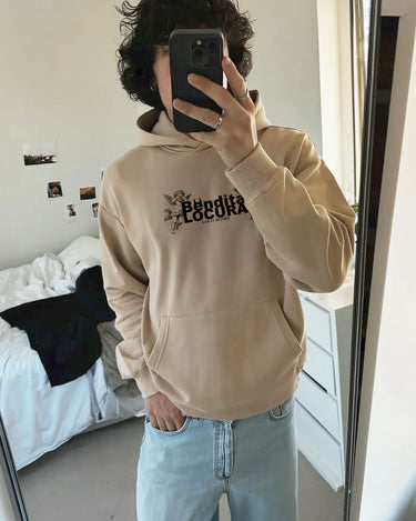 Sudadera Unisex Bendita Locura IV de Loco Monky Sand by LOCO MONKY