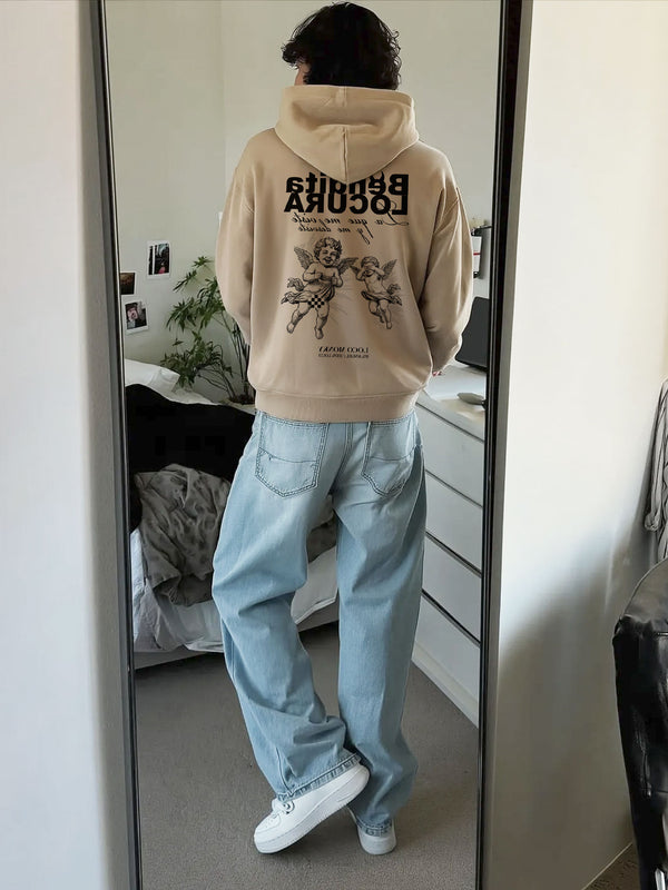 Sudadera Unisex Bendita Locura IV de Loco Monky Sand by LOCO MONKY