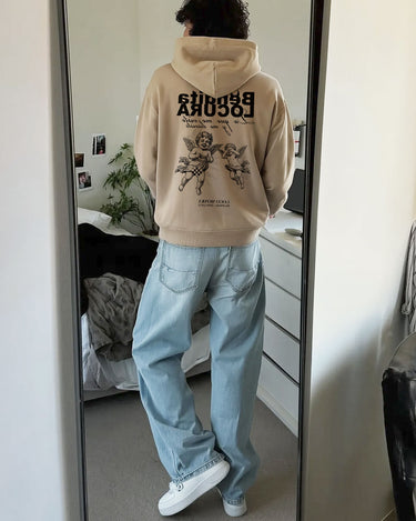 Sudadera Unisex Bendita Locura IV de Loco Monky Sand by LOCO MONKY