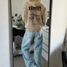 Sudadera Unisex Bendita Locura IV de Loco Monky Sand by LOCO MONKY