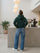 Sudadera Unisex Bendita Locura Bordado de Loco Monky Dark Green by LOCO MONKY