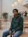 Sudadera Unisex Bendita Locura Bordado de Loco Monky Dark Green by LOCO MONKY
