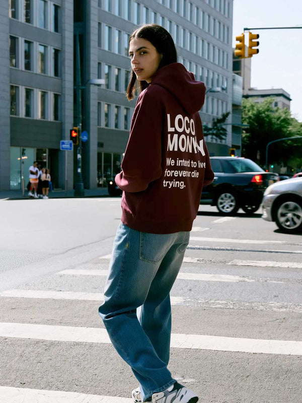 Sudadera unisex Live Forever de Loco Monky by LOCO MONKY