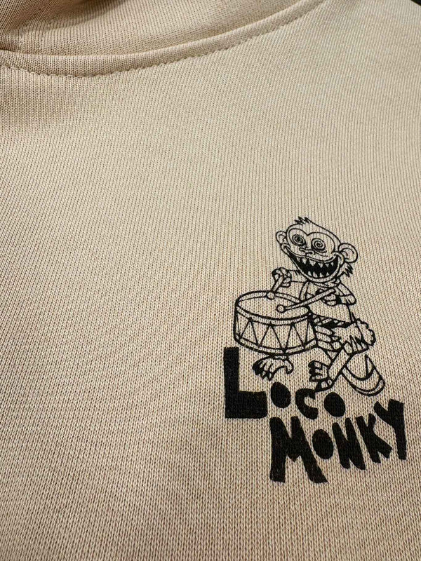 Sudadera Unisex Nonsense de Loco Monky Sand by LOCO MONKY